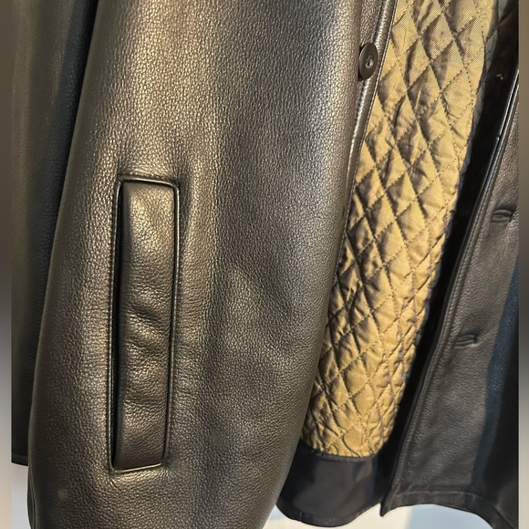 **SOLD** Mens Wilsons M. Julian Leather Jacket with Thinsulate Insulation - Picture 8 of 16